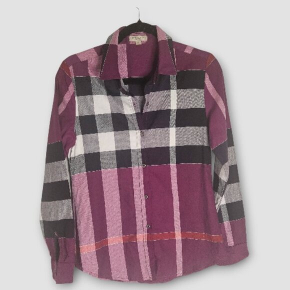 Burberry Brit Button Down Shirt, Size Large - Picture 1 of 11